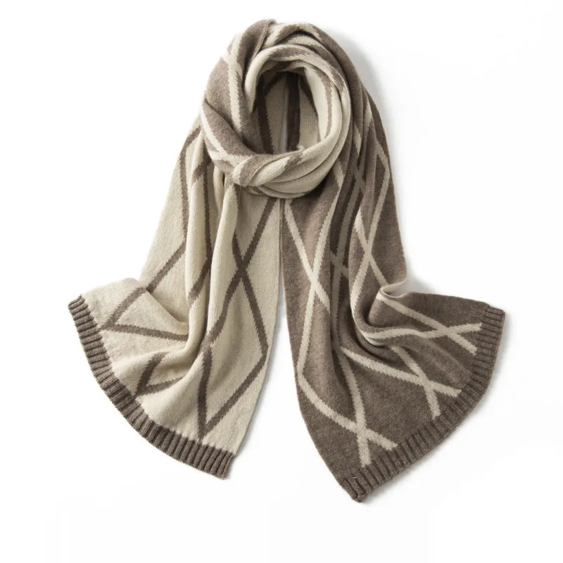 100% Cashmere Scarf Women and Men Winter Thick Warm Pashmina Scarf