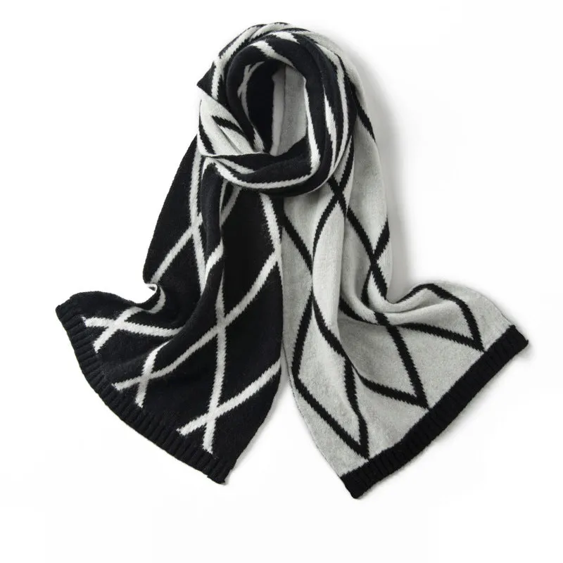 100% Cashmere Scarf Women and Men Winter Thick Warm Pashmina Scarf