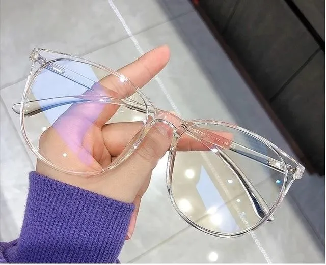 2022 Women Oversized Anti Blue Light Computer Glasses Men Safety Eyewear Spectacle