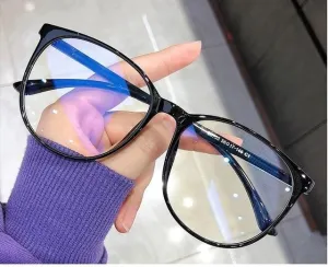2022 Women Oversized Anti Blue Light Computer Glasses Men Safety Eyewear Spectacle