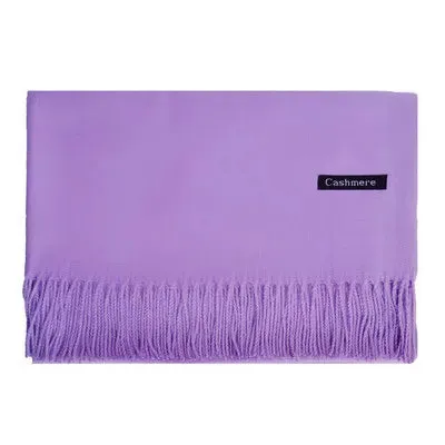 2025 Winter Cashmere Scarf Women Luxury Pashmina Shawls Long Wraps Autumn Warm Neck Scarf Tassel Ladies Scarves Black Red Green