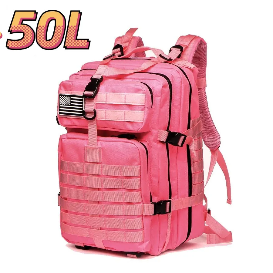 30L/50L 1000D Nylon Waterproof Backpack Outdoor Rucksacks Tactical Sports Camping Hiking Trekking Fishing Hunting Bag
