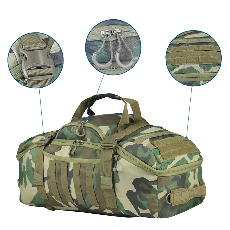 35L 50L 80L Outdoor Mountaineering Bag Molle Tactical Backpack Large Duffel Bag Hiking Camping Travel Bags