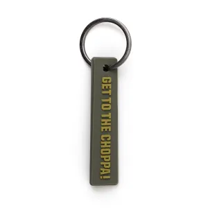 5.11 Tactical Get To The Choppa Keychain Military Brown