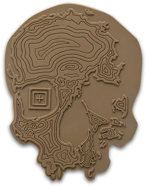5.11 Tactical Topo Skull Desert Patch