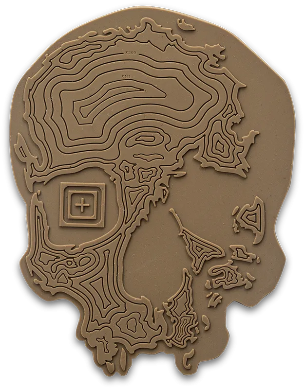 5.11 Tactical Topo Skull Desert Patch
