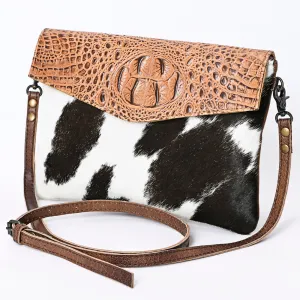 ADBGS178BA American Darling Hair On Crocodile Embossed Genuine Leather Women Bag Western Handbag Purse