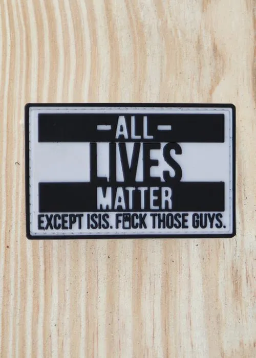 All Lives Matter PVC Patch