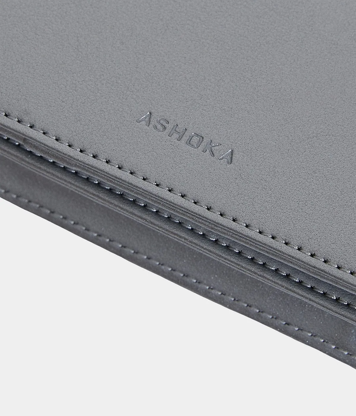 Apple Skin Vegan Leather Coin Purse | Silver