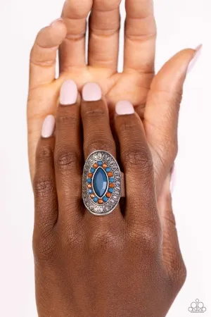 ARTISAN Expression - Blue Ring - Paparazzi Accessories