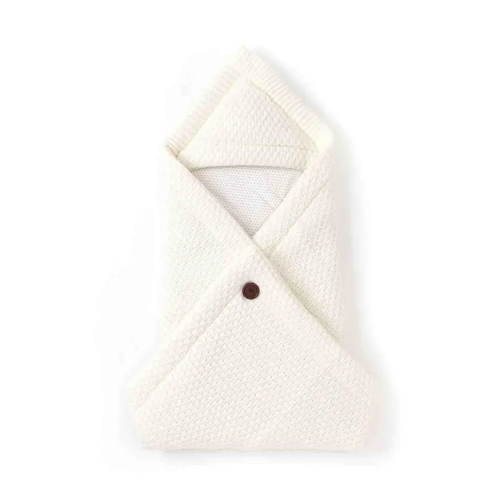 Baby Sleeping Bags Envelope Candy Color Knitted Cocoon for Newborns