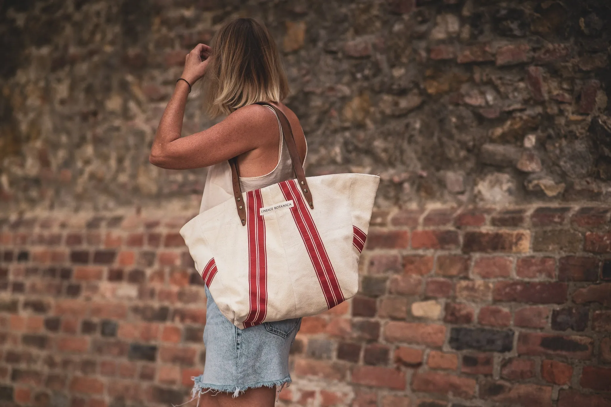 Bag: Handwoven antique Hungarian hemp - BG130