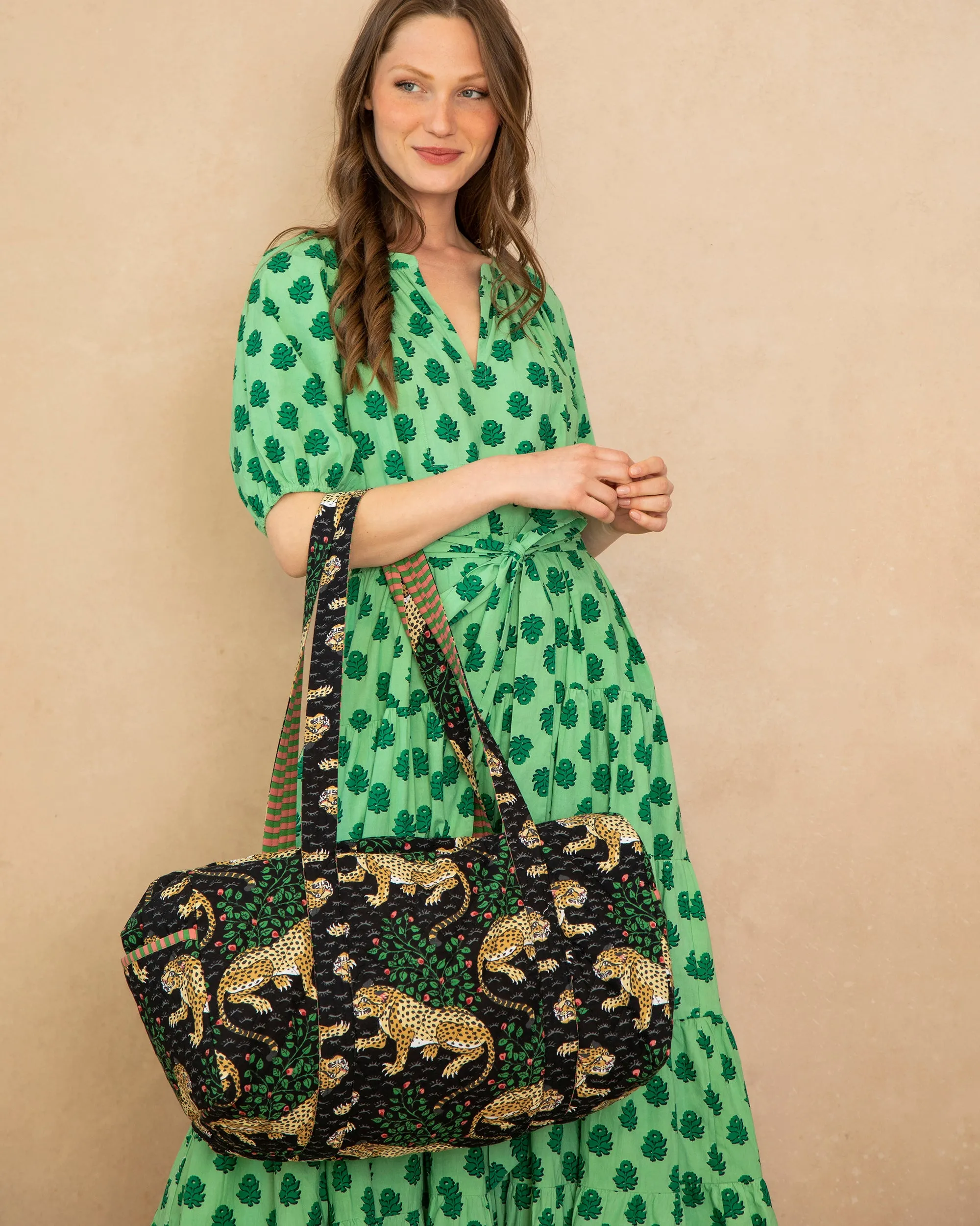 Bagheera - Quilted Duffle Bag - Ink