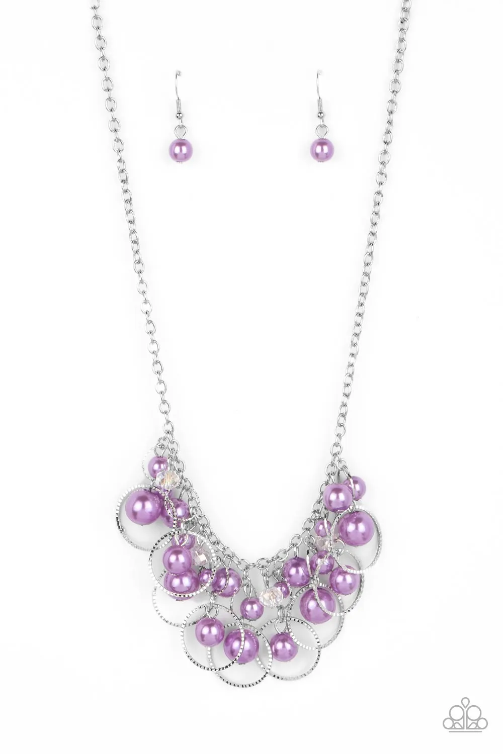 Ballroom Bliss - Purple Necklace - Paparazzi Accessories
