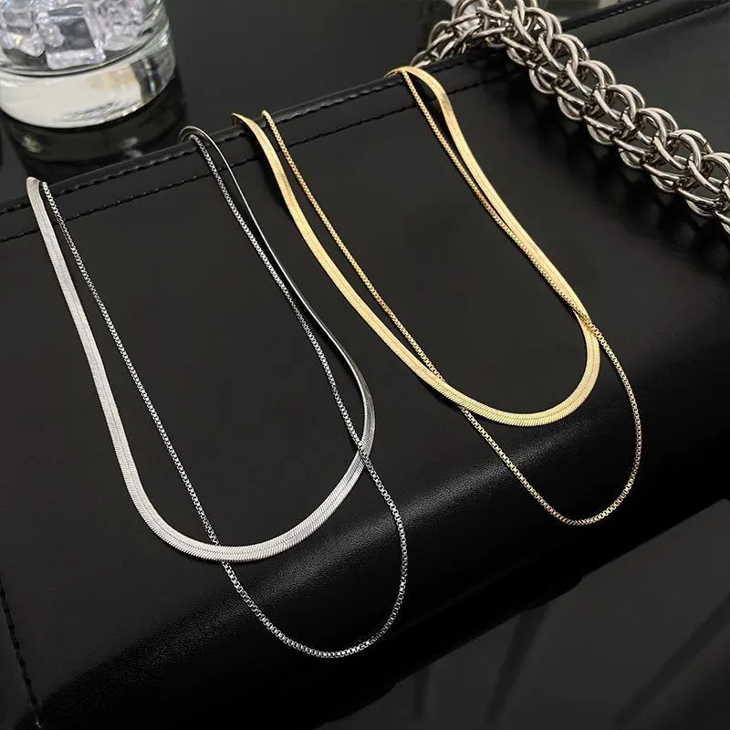 Basic Necklace Two Piece Set