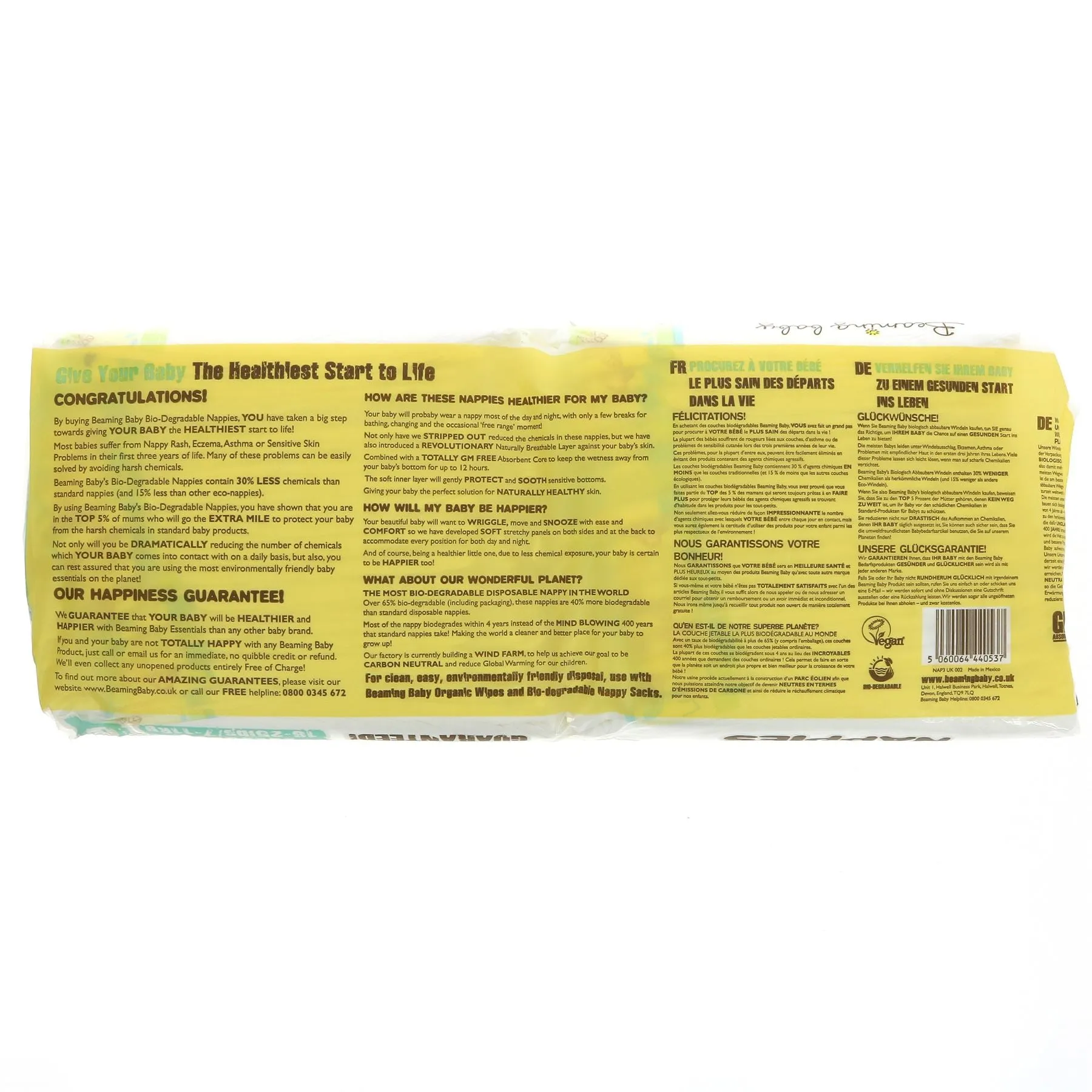 Beaming Baby | Bio Degradable Nappies - Maxi | 34