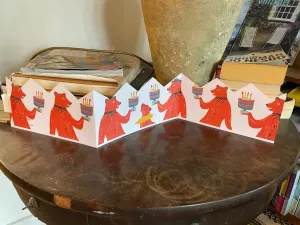 BEAR BIRTHDAY CROWN CARD, TO FIT ANY HEAD SIZE, CELEBRATION CROWN