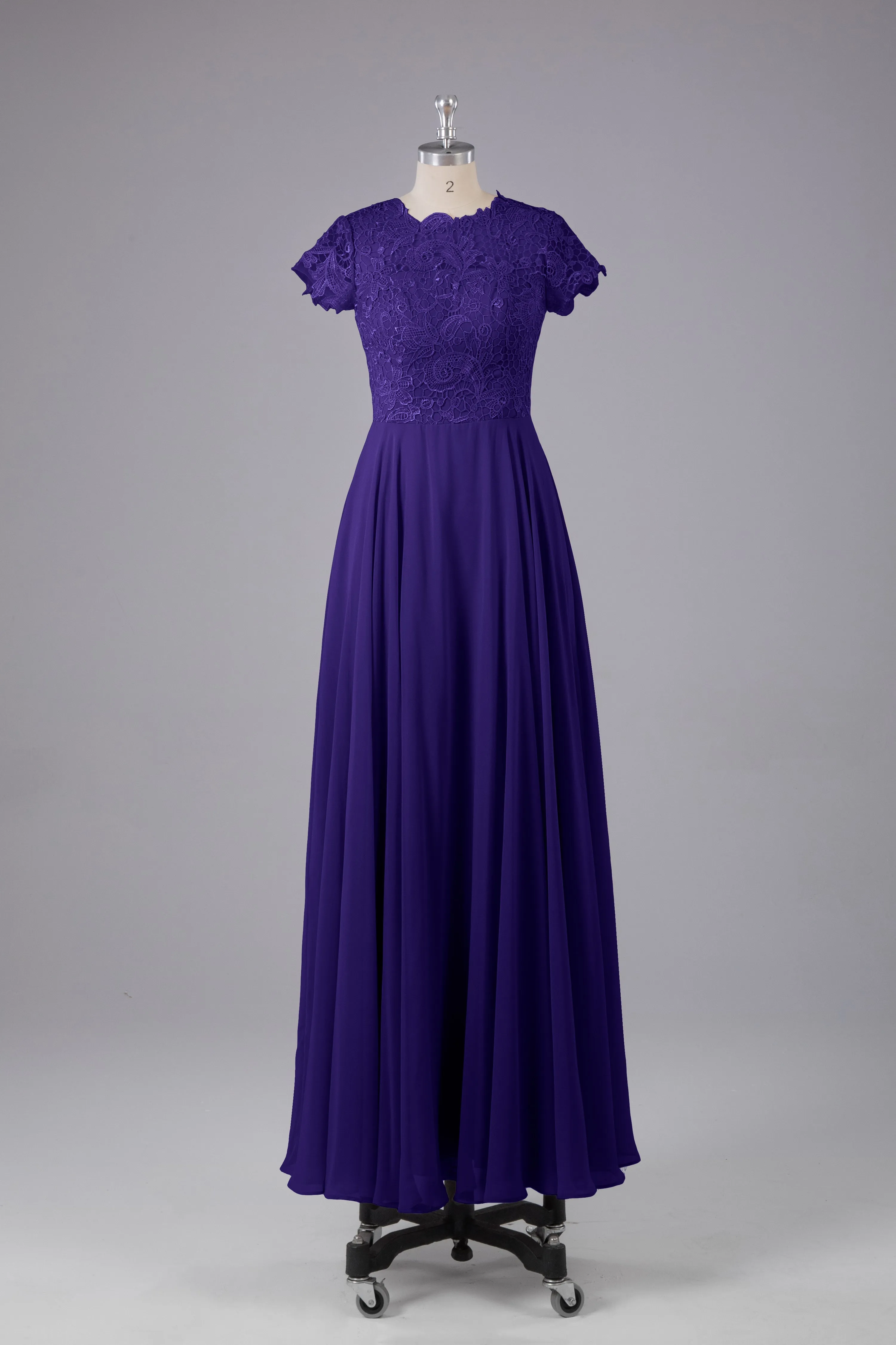 Beautiful A-Line Cap Sleeves Long Bridesmaid Dresses With Pockets