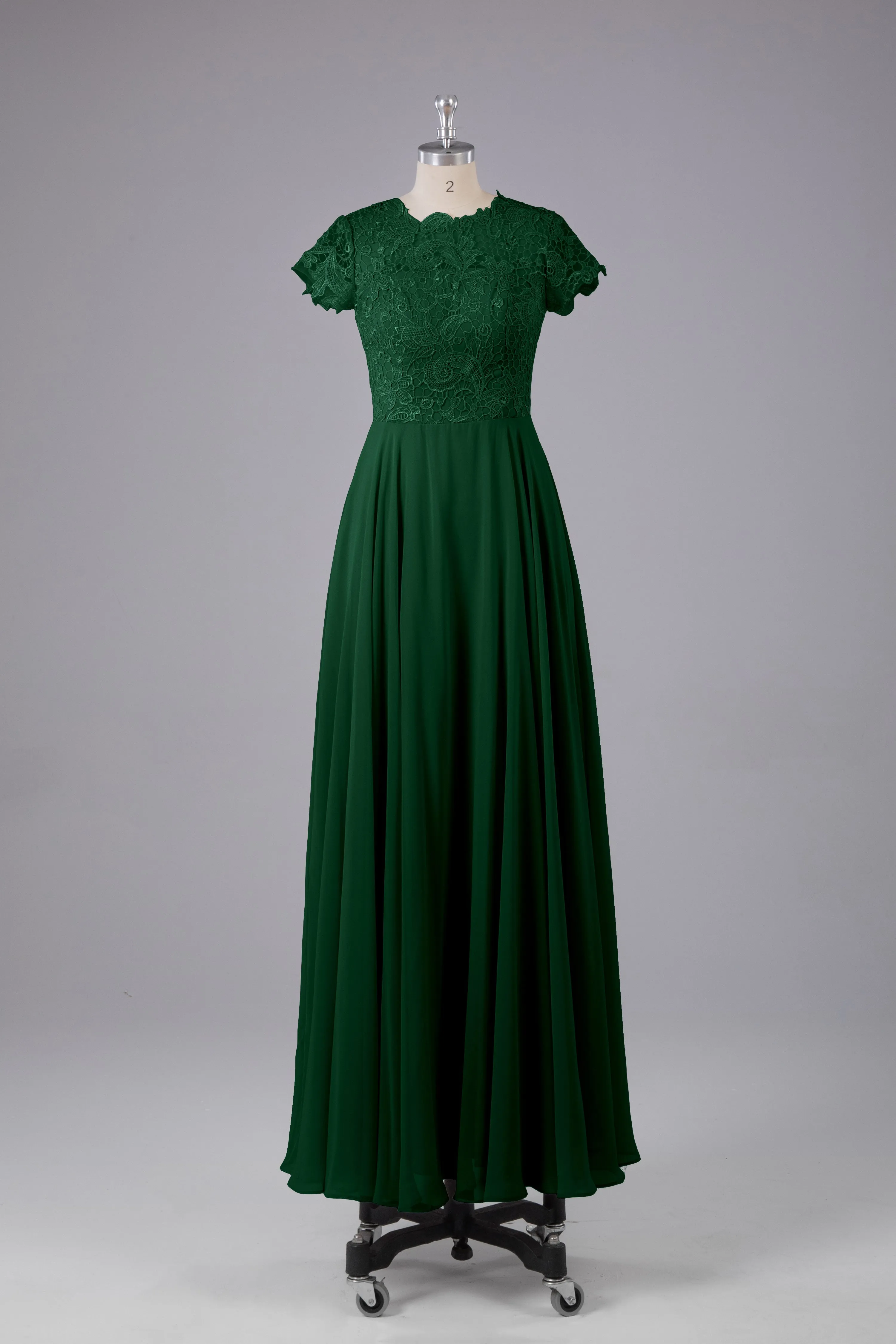 Beautiful A-Line Cap Sleeves Long Bridesmaid Dresses With Pockets