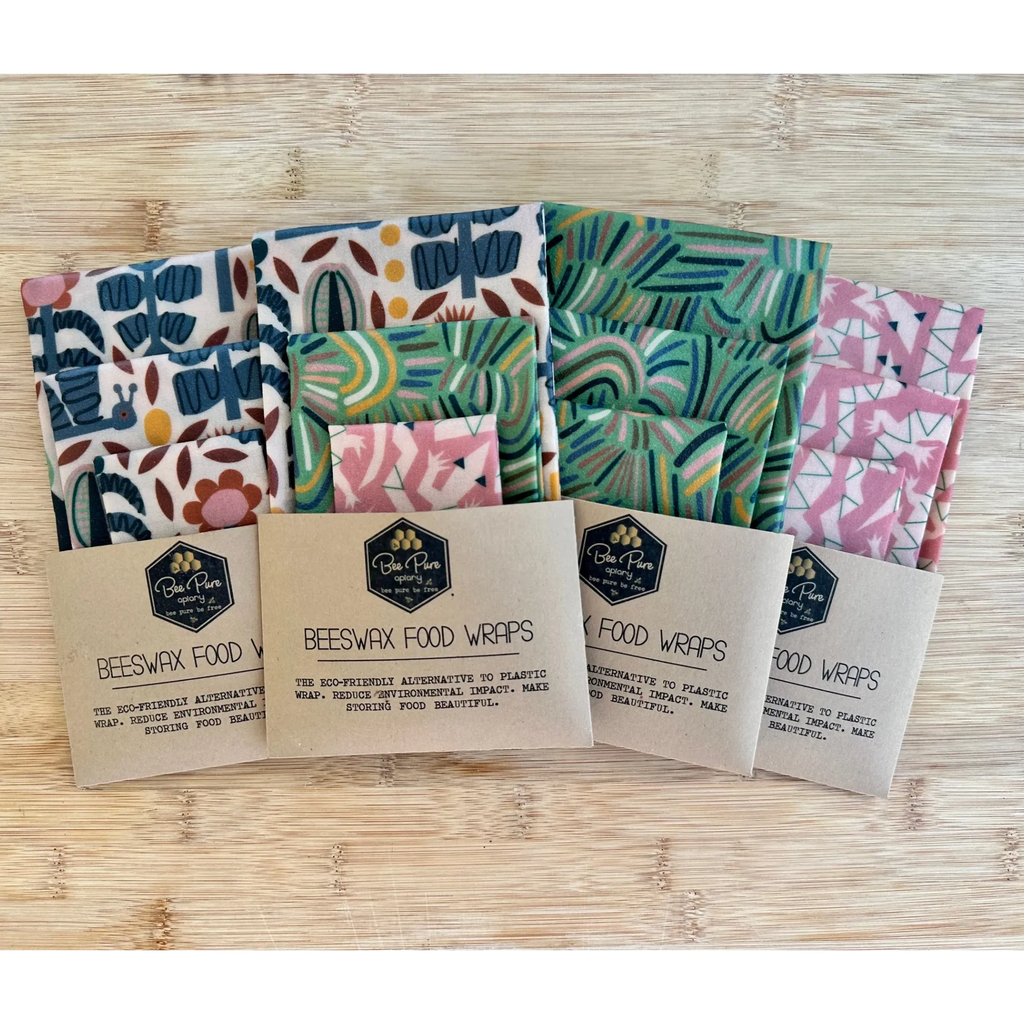 Beeswax Food Wraps - Garden Friends
