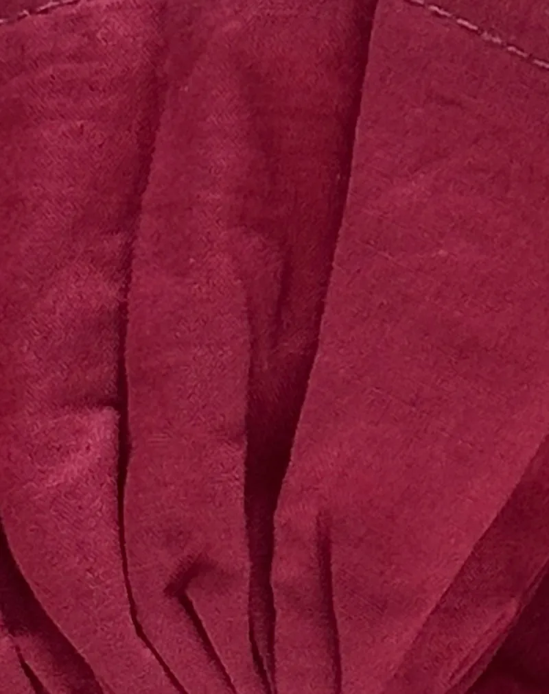 Bel Oversized Scrunchie in Adrenaline Red