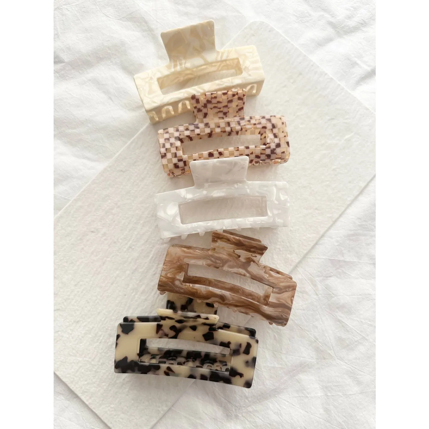 Betty Acetate Jumbo Claw Clips