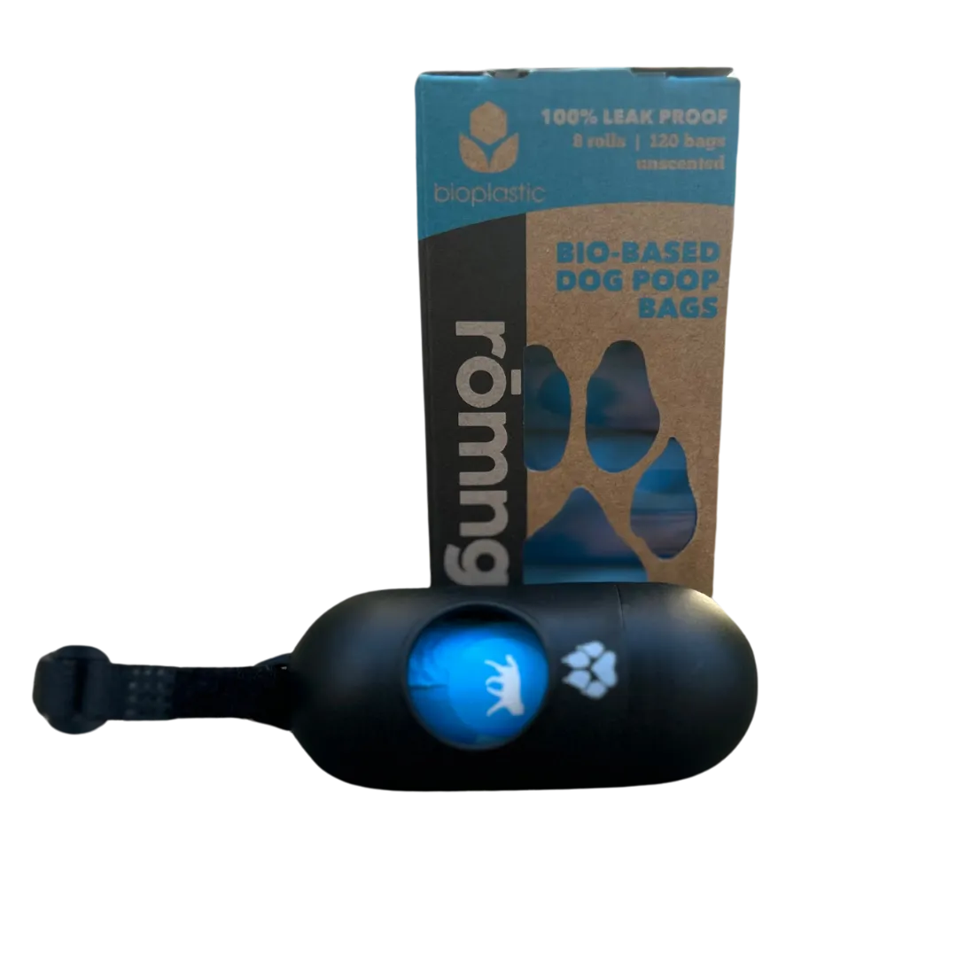 Bio-based Dog Poop Bags with Compostable Dispenser