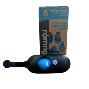 Bio-based Dog Poop Bags with Compostable Dispenser