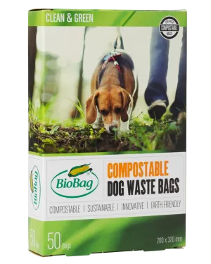 Bio dog waste bag, 20x30 cm - Black