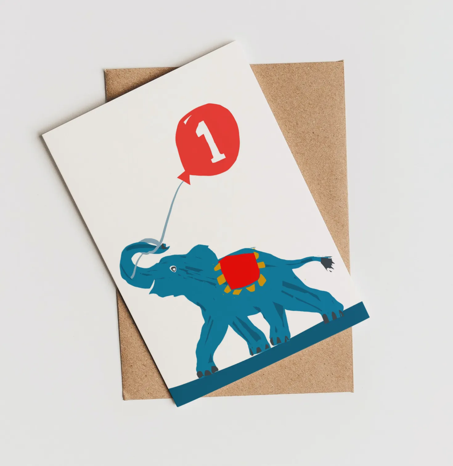 BIRTHDAY CARD, ONE YEAR OLD BIRTHDAY CARD, ANIMAL BIRTHDAY CARD