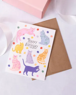 Birthday Cats - Birthday Card - Hartland Cards