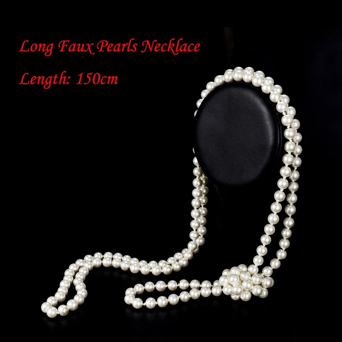 Black Gatsby Costume Accessories Set of 6 1920s