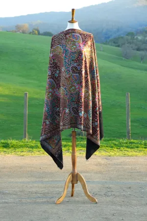 Black pashmina shawl