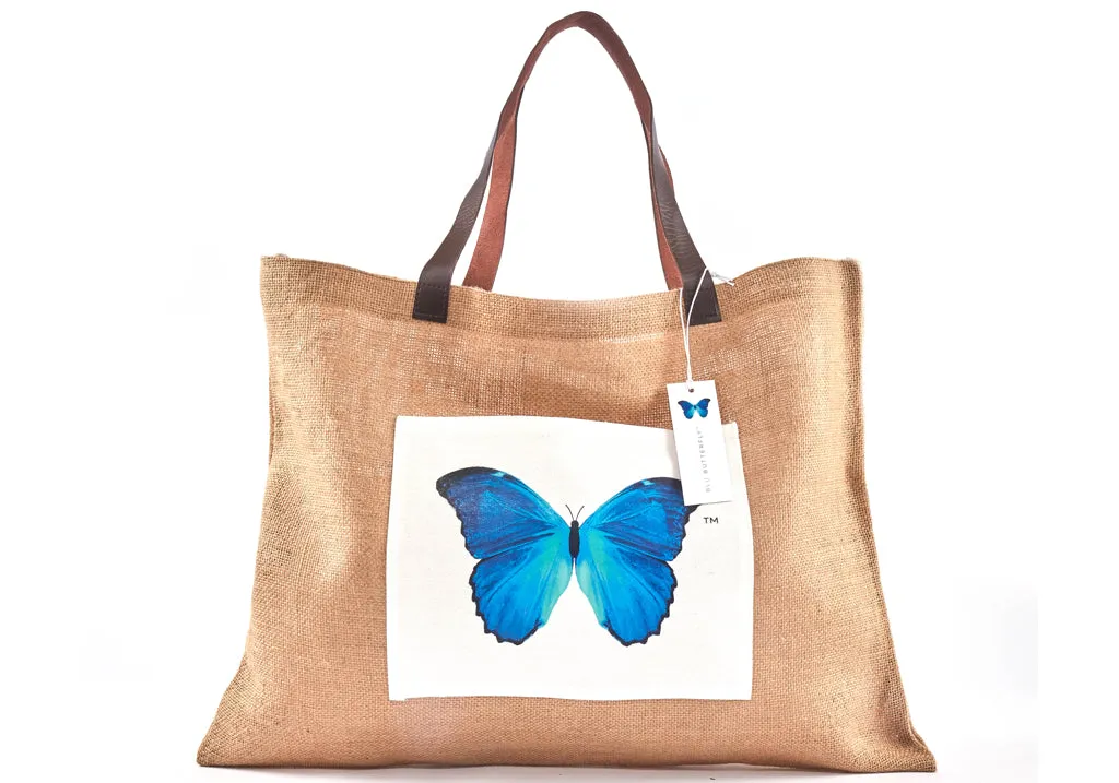 Blu Butterfly Beach Tote