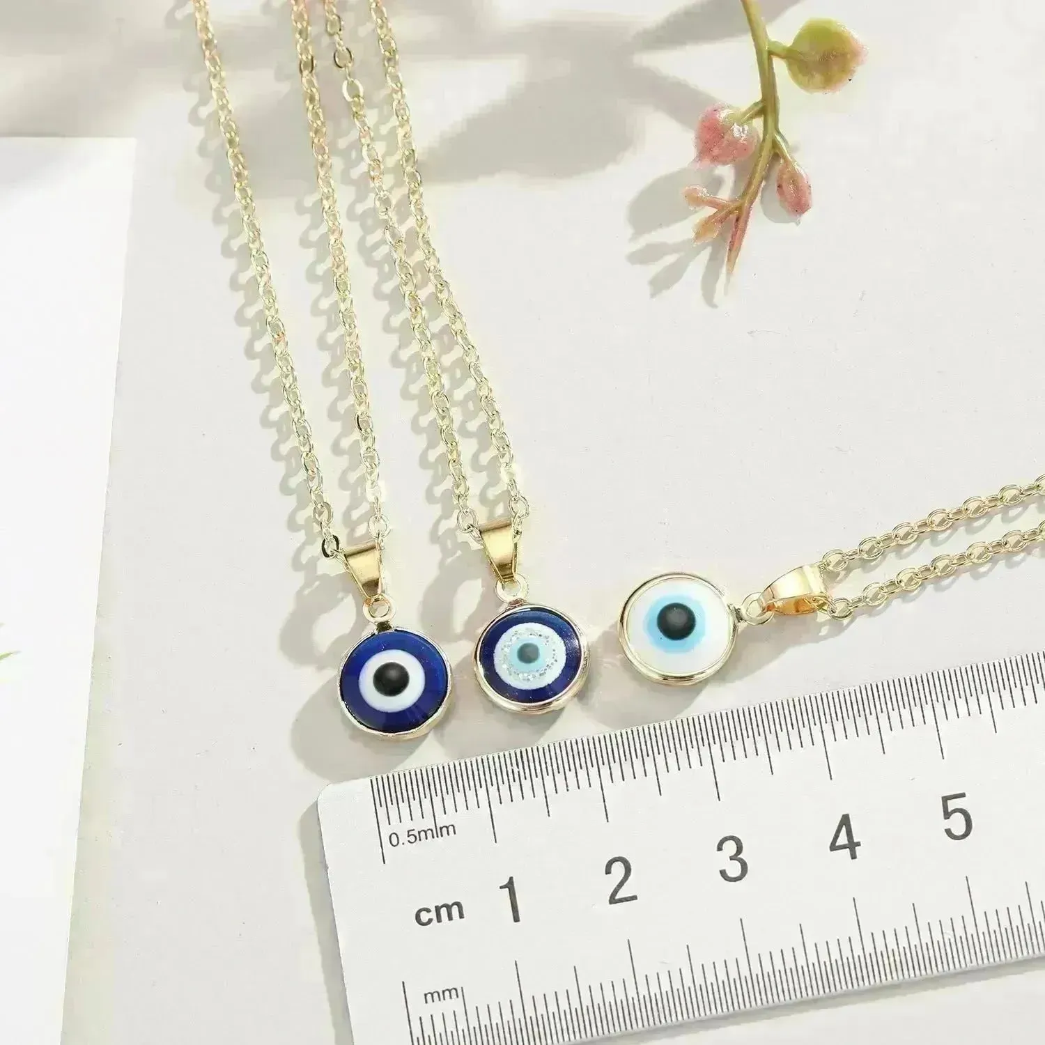 Blue eye pendant Alloy necklace chain Fashion Accessories