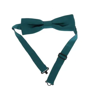 Blue Solid Silk Bowtie