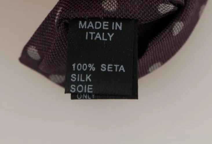 Bordeaux Silk Polka Dot Slim Tie