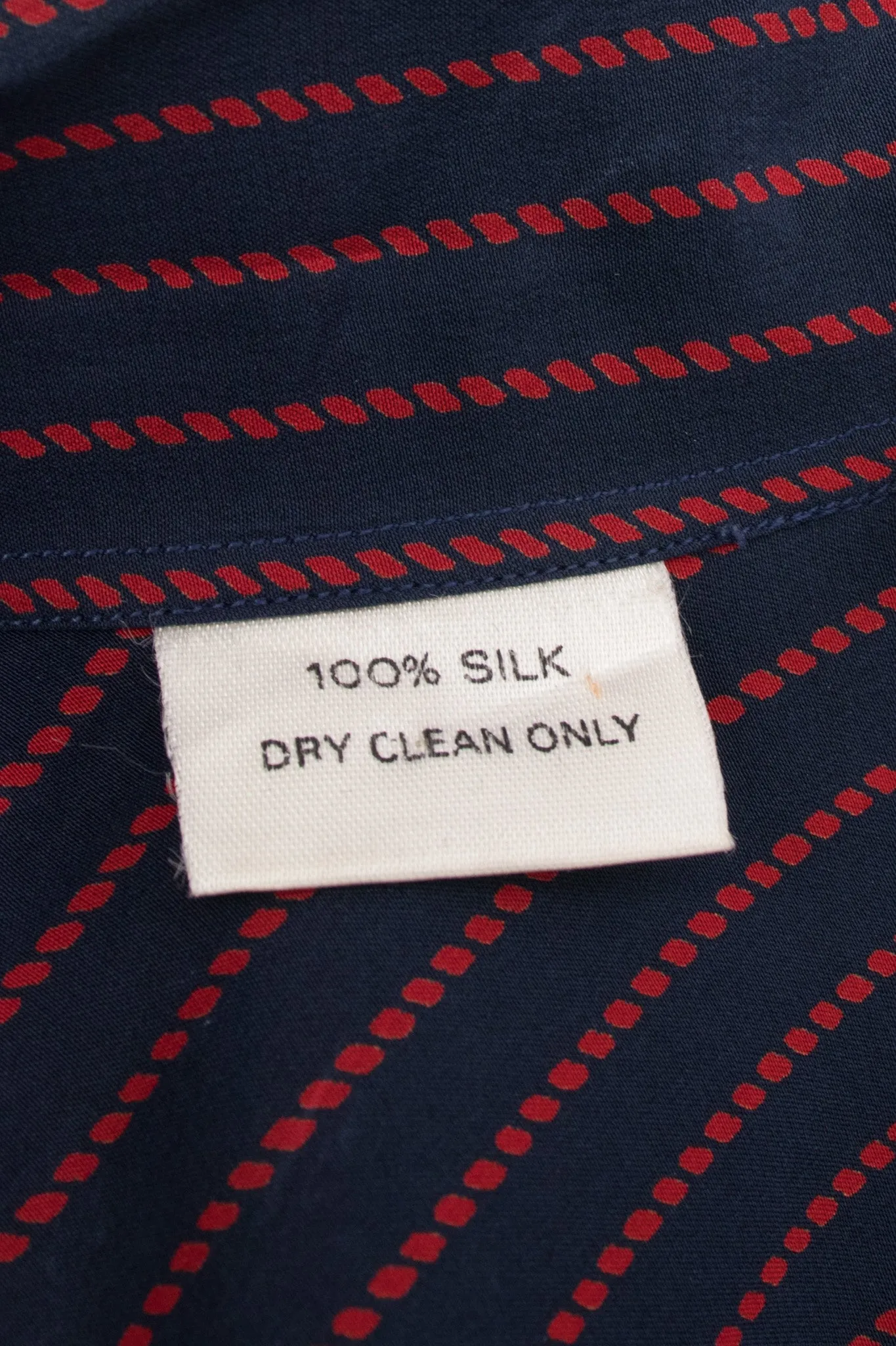 Braid Striped Silk Shirt