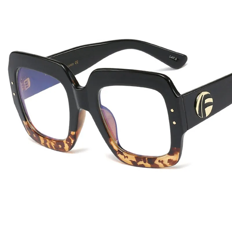Brian Anti Blue Light Oversized Glasses Frame