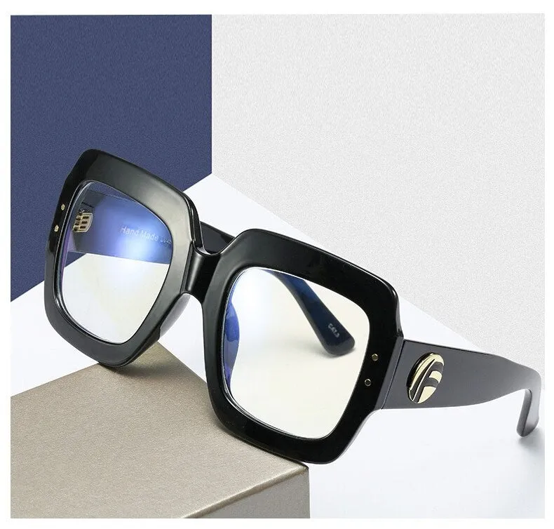 Brian Anti Blue Light Oversized Glasses Frame