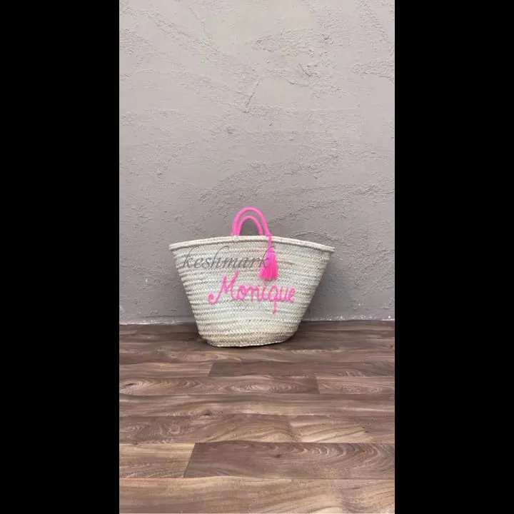 bridal shower bags , custom beach bag , party , straw tote , embroidered bags , WEDDING , GUEST GIFT , customized straw bag