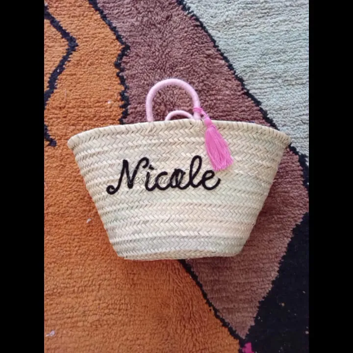 bridal shower bags , custom beach bag , party , straw tote , embroidered bags , WEDDING , GUEST GIFT , customized straw bag