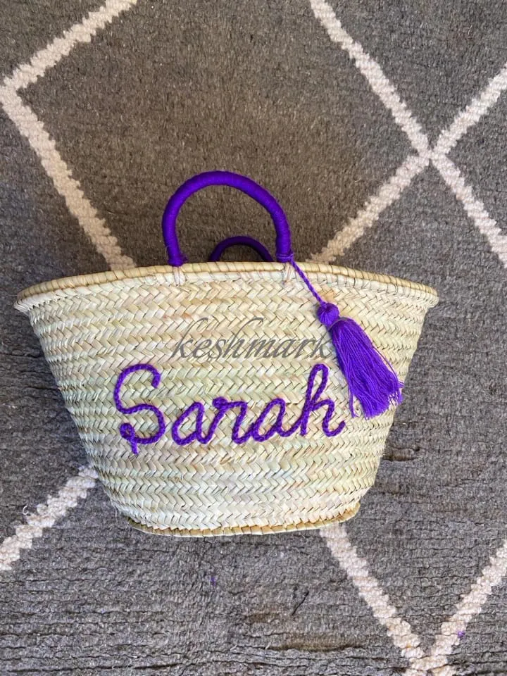 bridal shower bags , custom beach bag , party , straw tote , embroidered bags , WEDDING , GUEST GIFT , customized straw bag