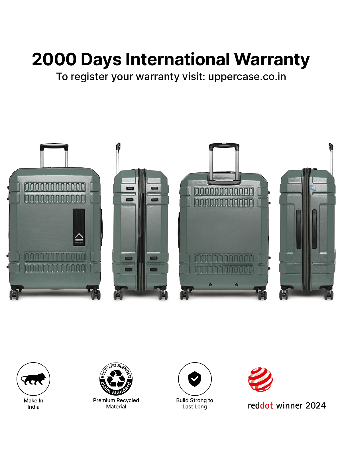 Bullet Green Large Trolley