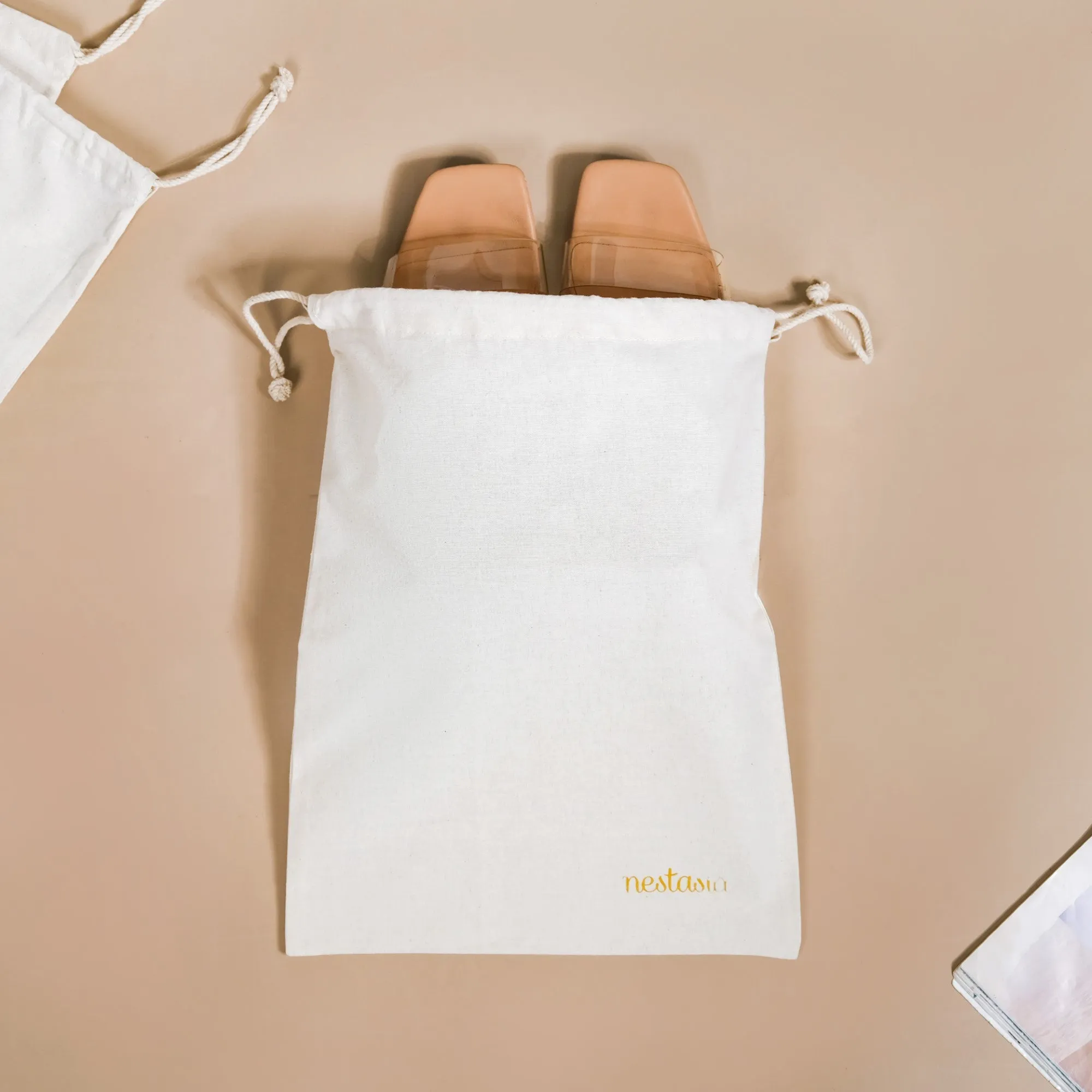 Canvas Shoe Storage Bag Set Of 6