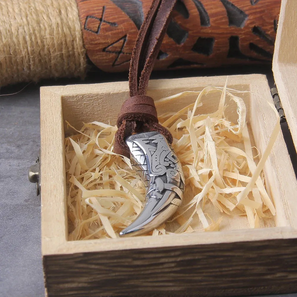 Carved Claw Necklace