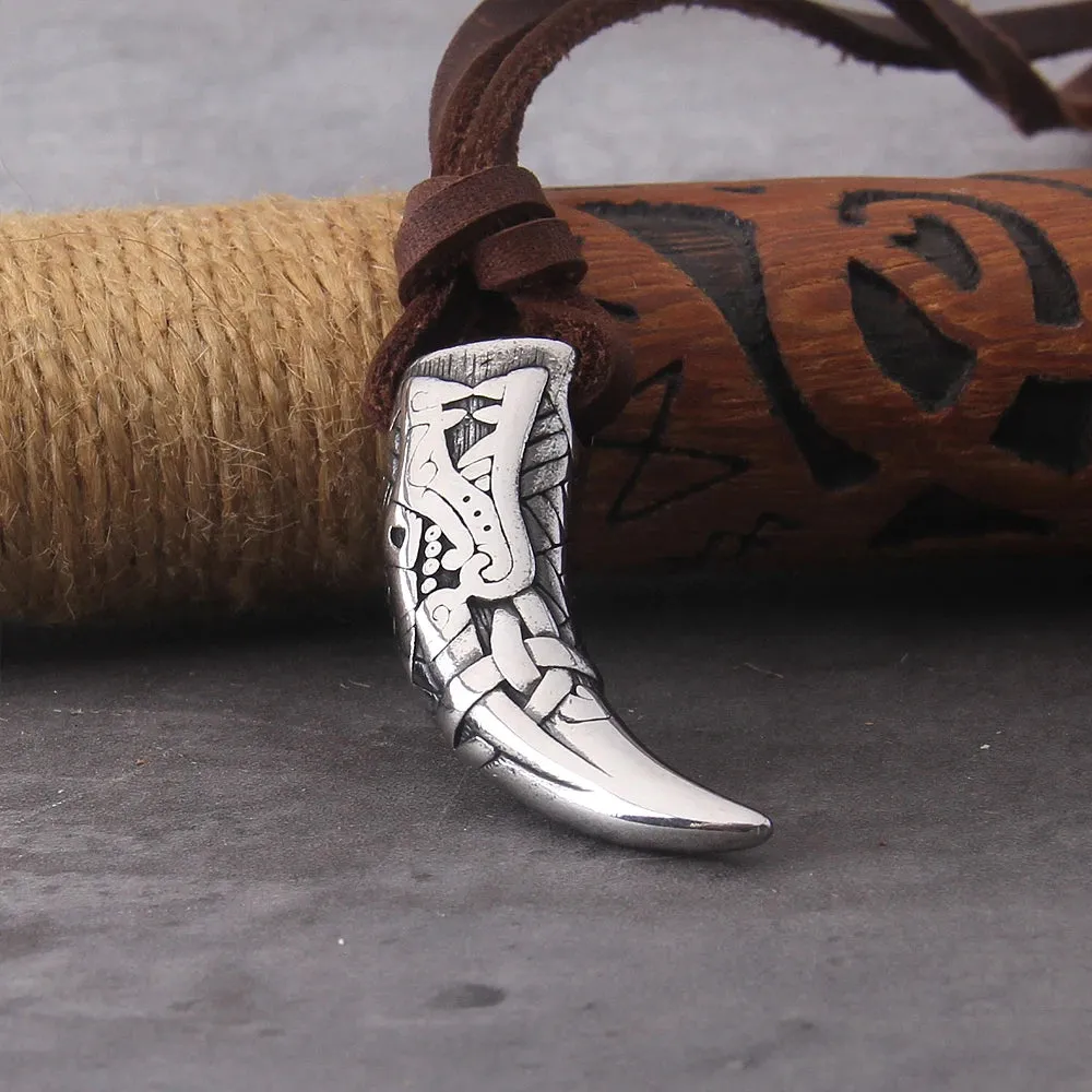 Carved Claw Necklace