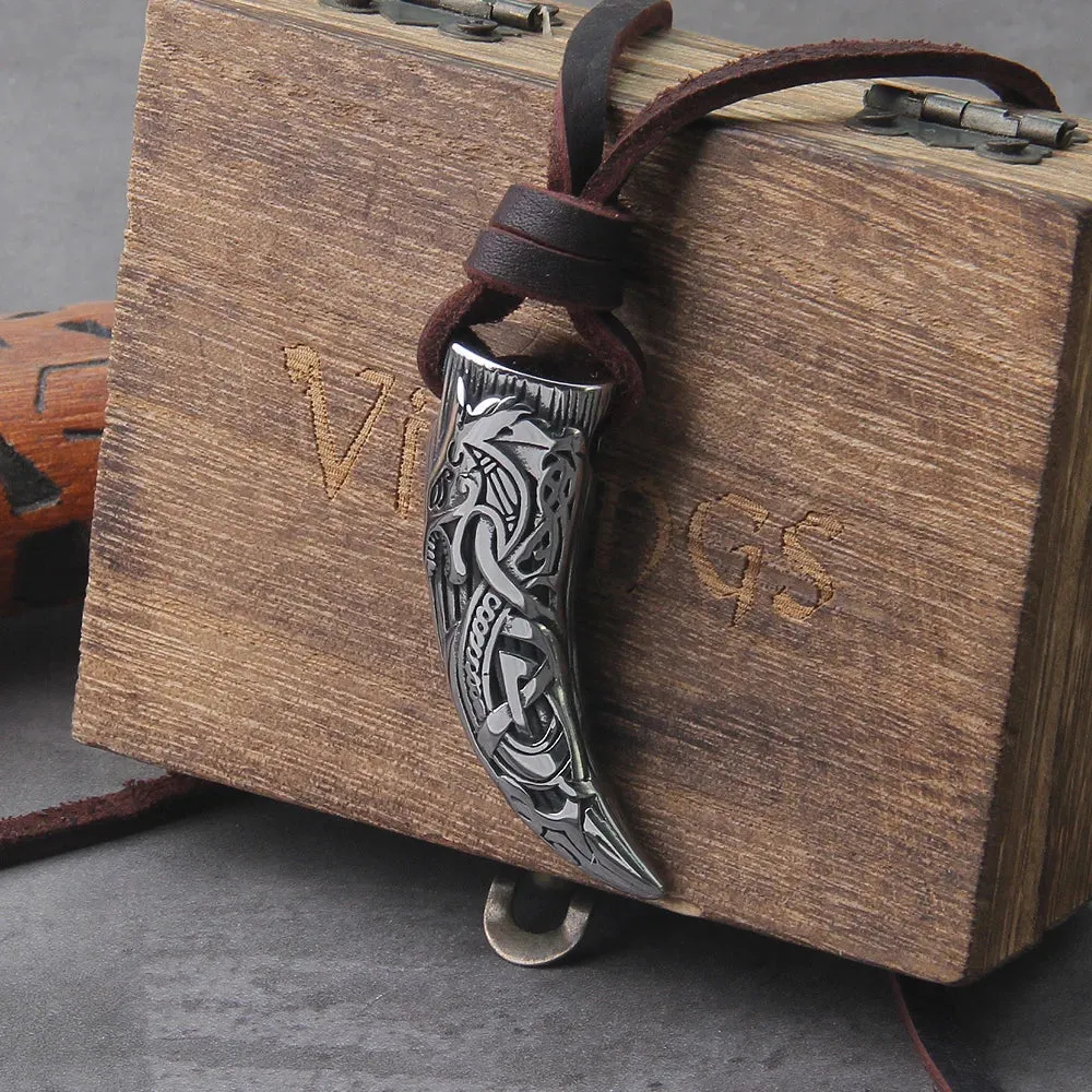 Carved Claw Necklace