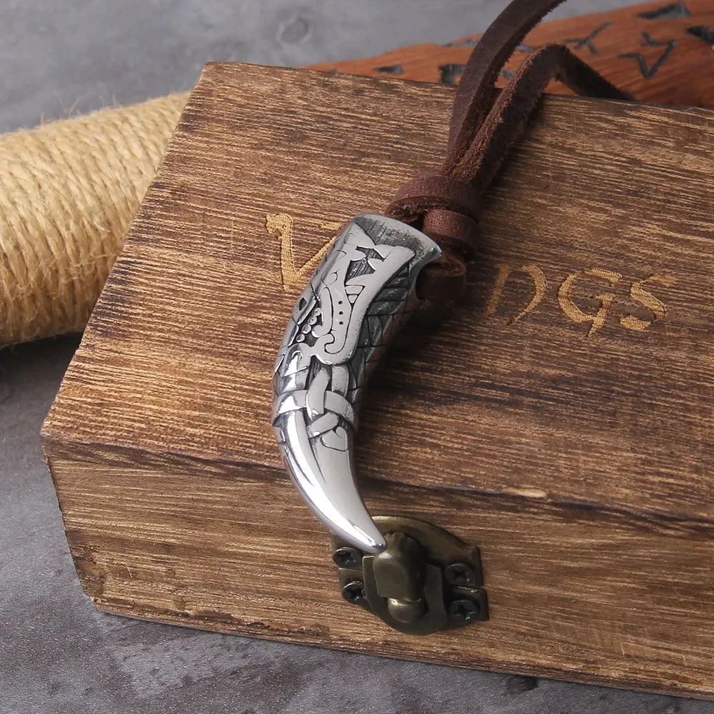 Carved Claw Necklace
