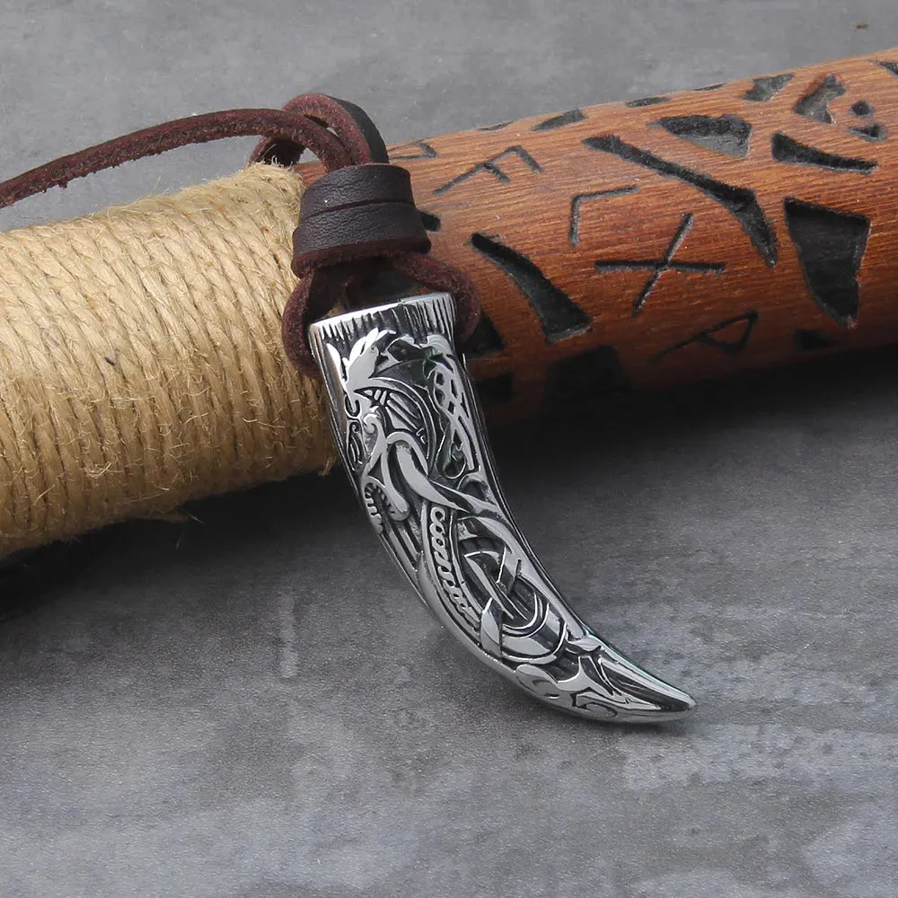 Carved Claw Necklace